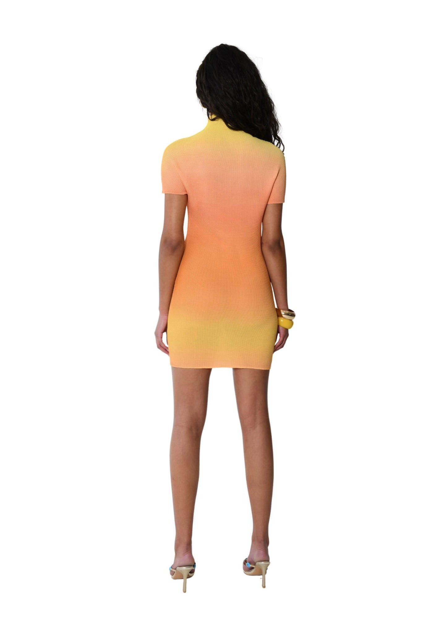 Golden glow dress