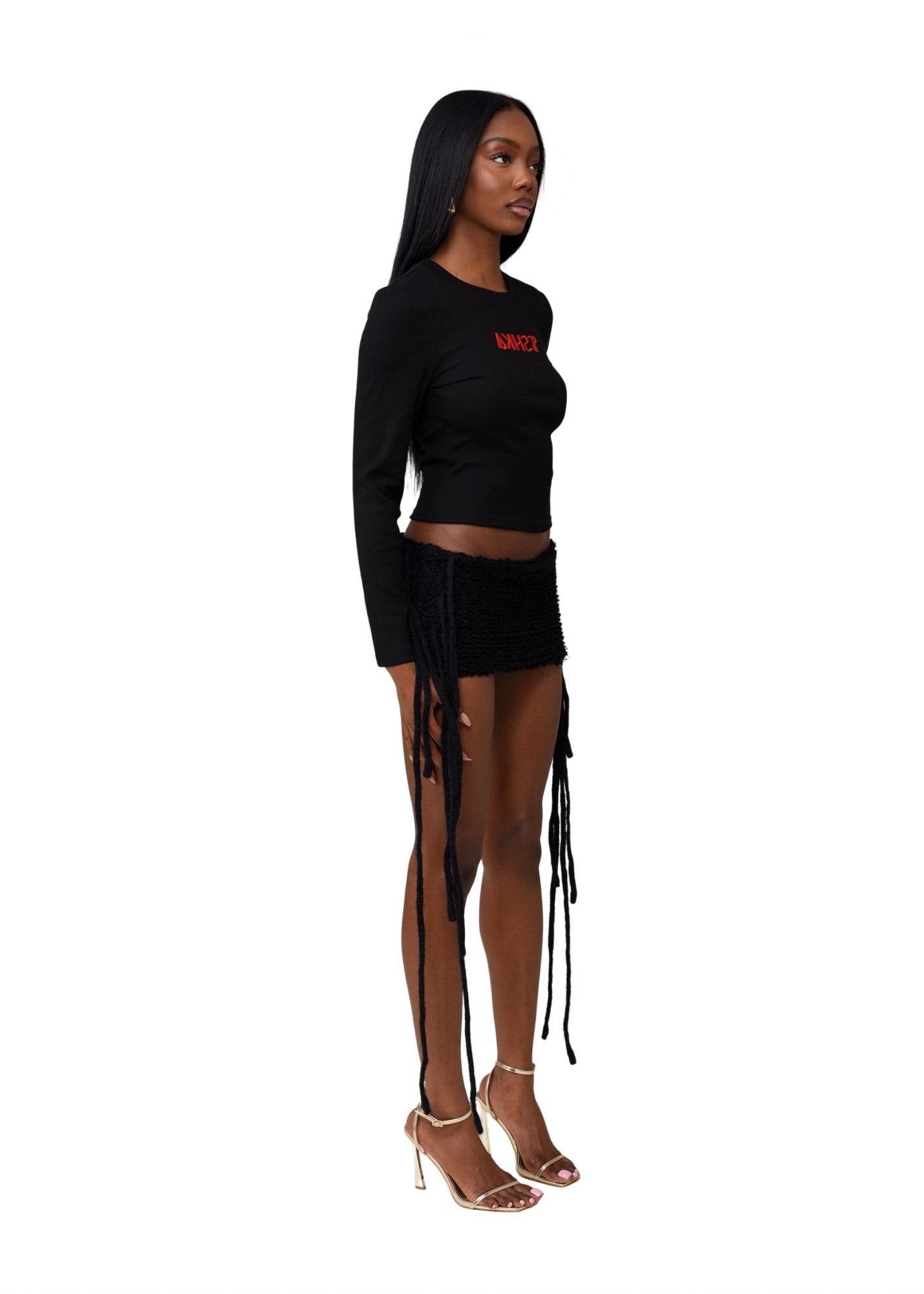 Black & red original vest