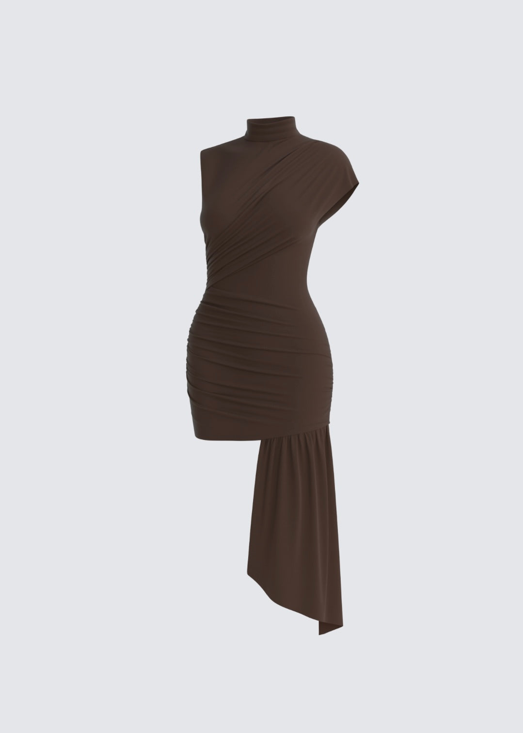 Brown clove dress