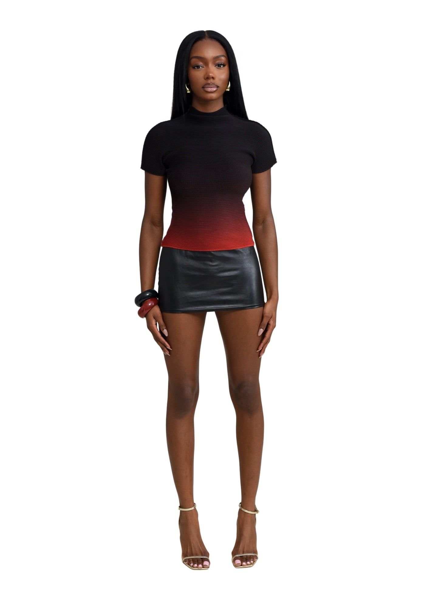 Dark mark long-sleeved top
