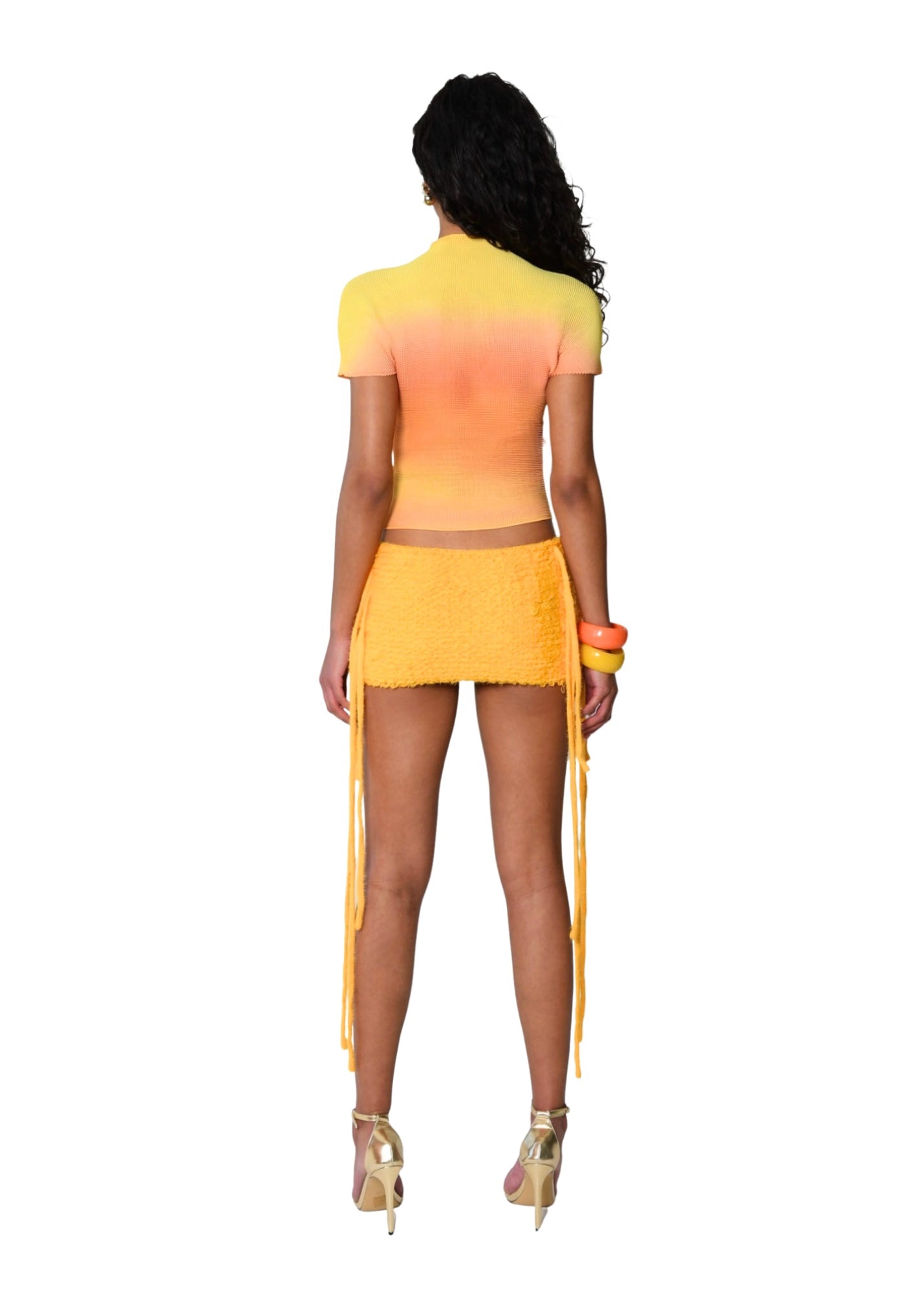 Greenn marigold skirt