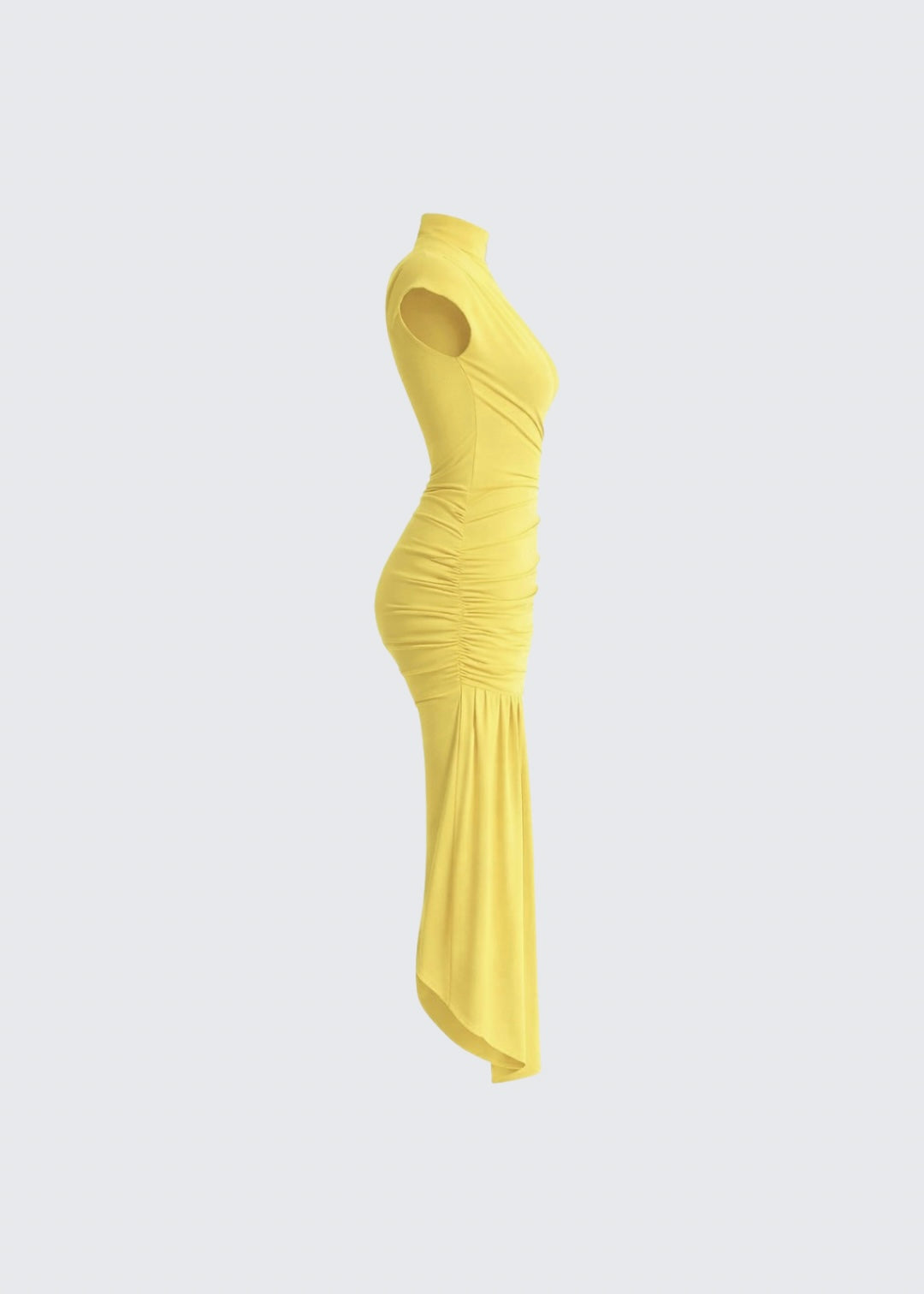 Yellow clove dress
