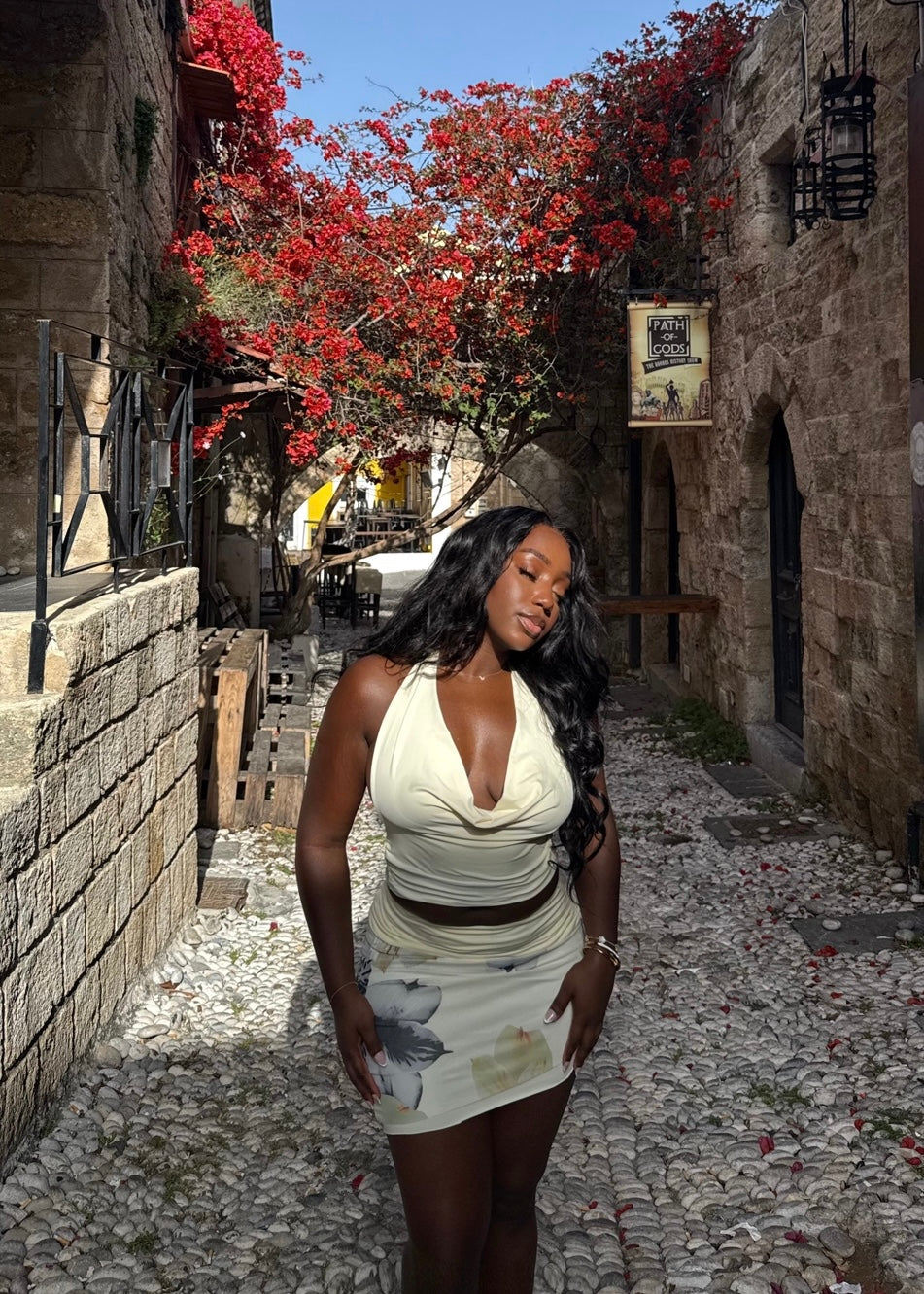 Maxi camellia set
