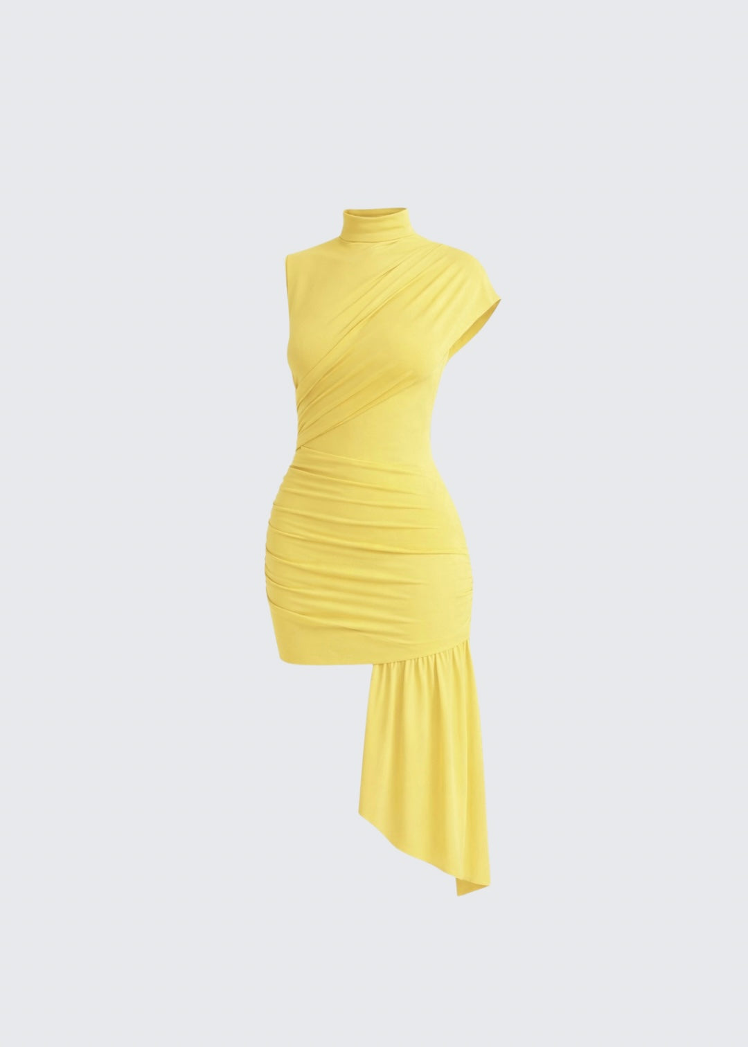 Yellow clove dress