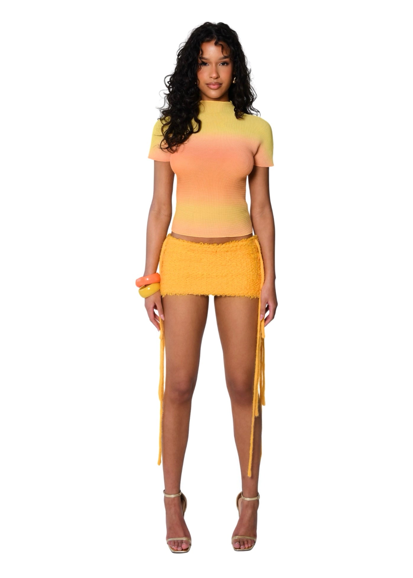 Greenn marigold skirt