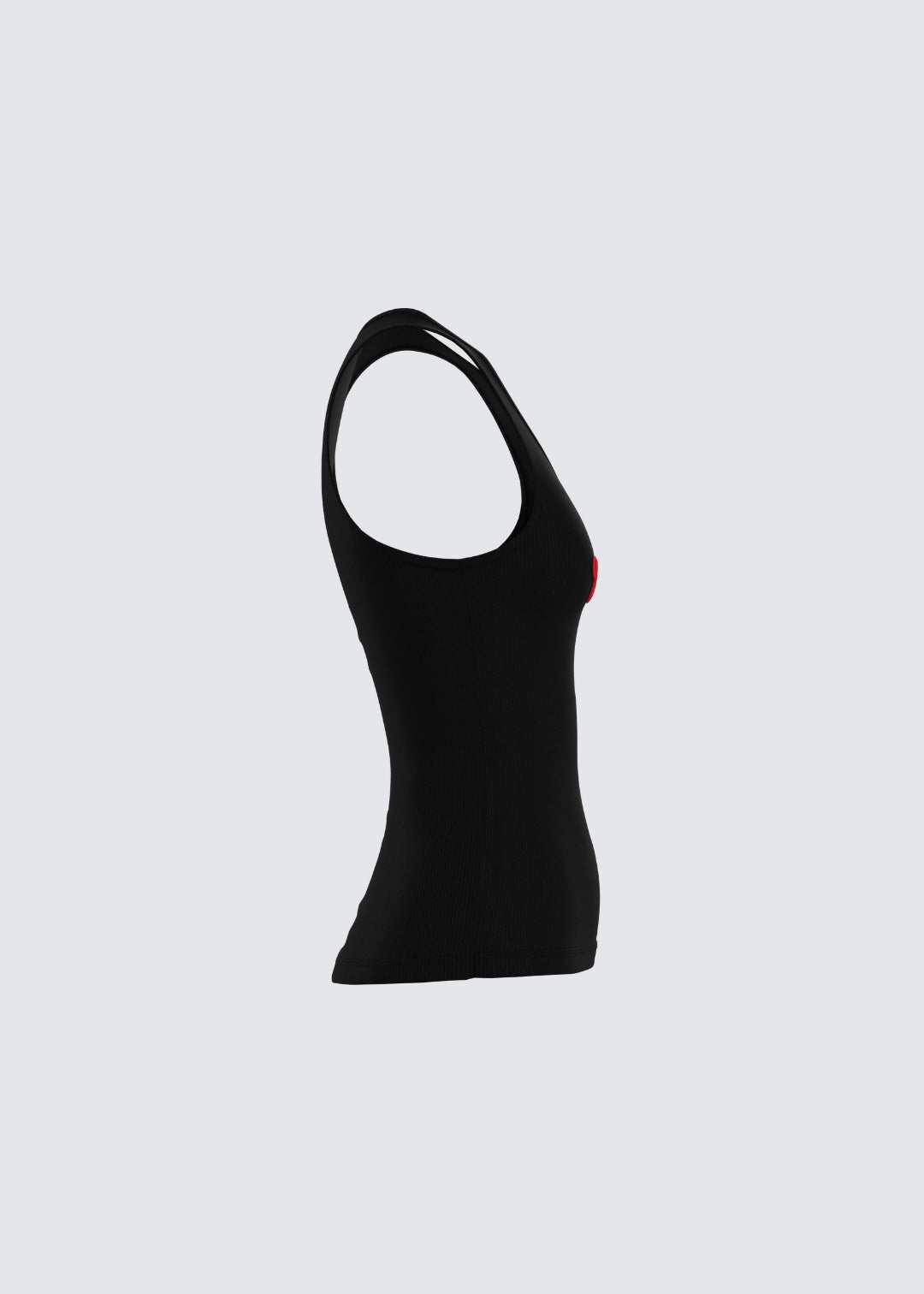Black & red original vest