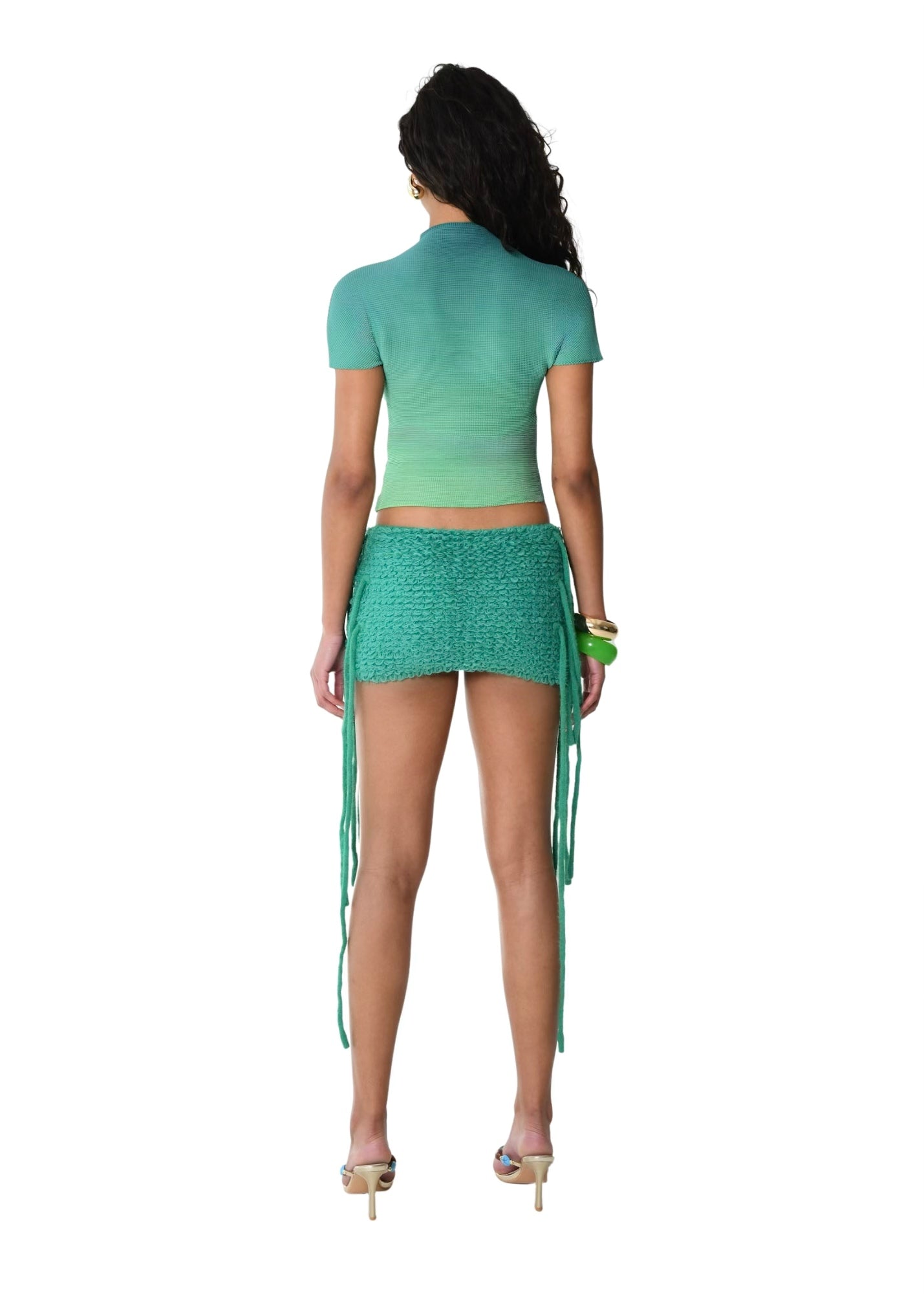 Greenn marigold skirt