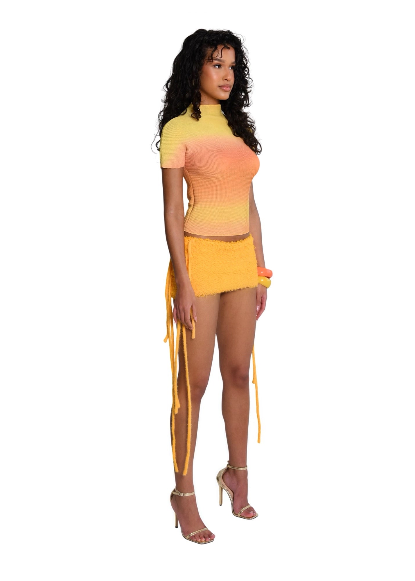 Greenn marigold skirt