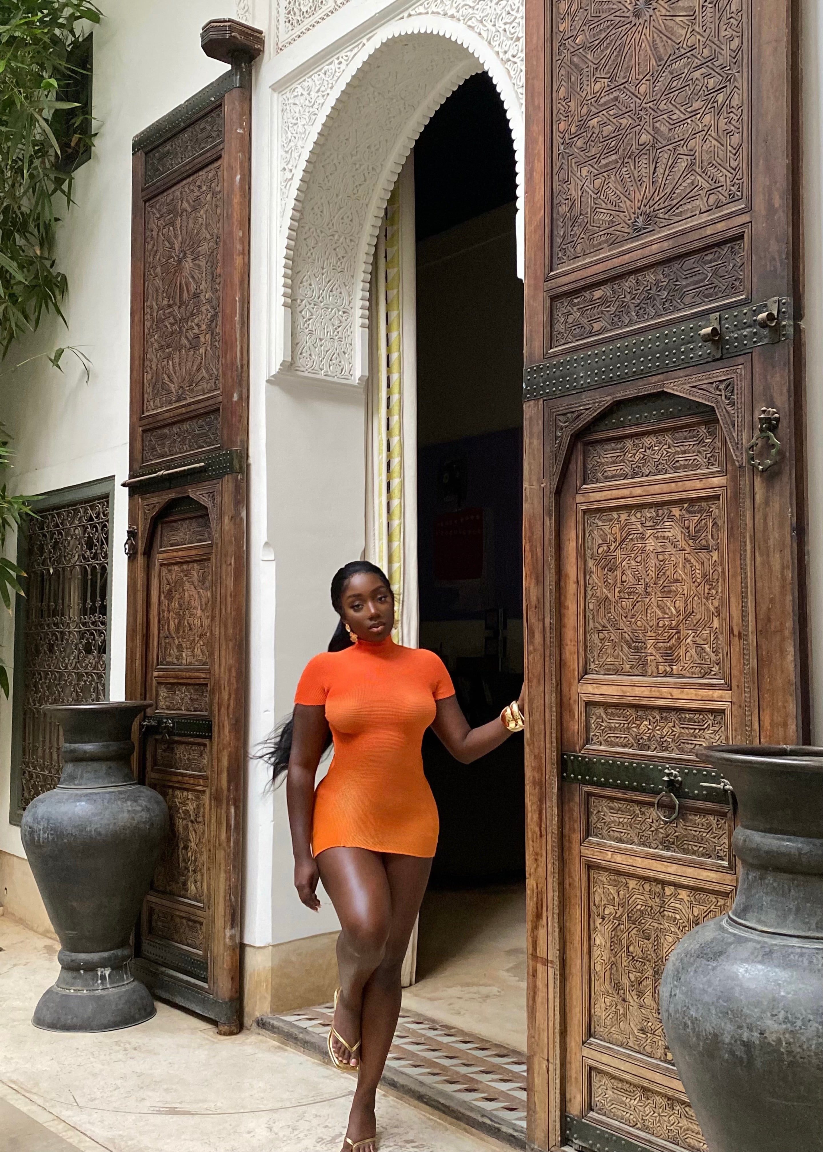 Blue curaçao dress