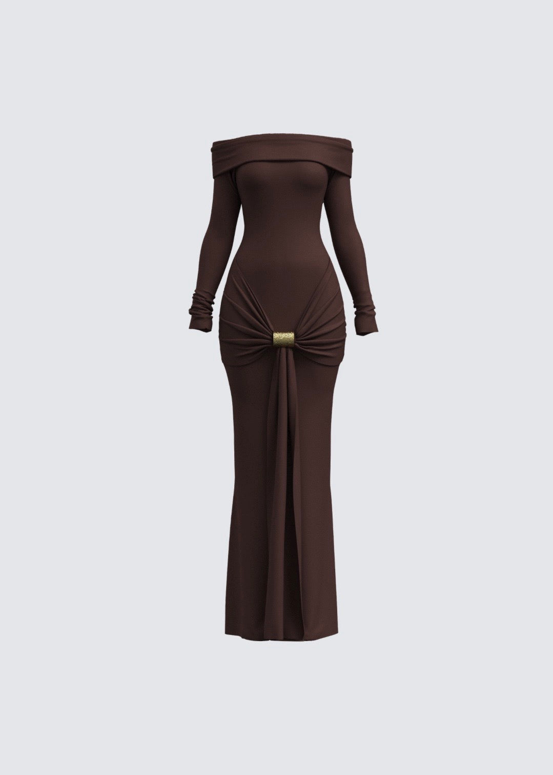 Brown laurelle dress