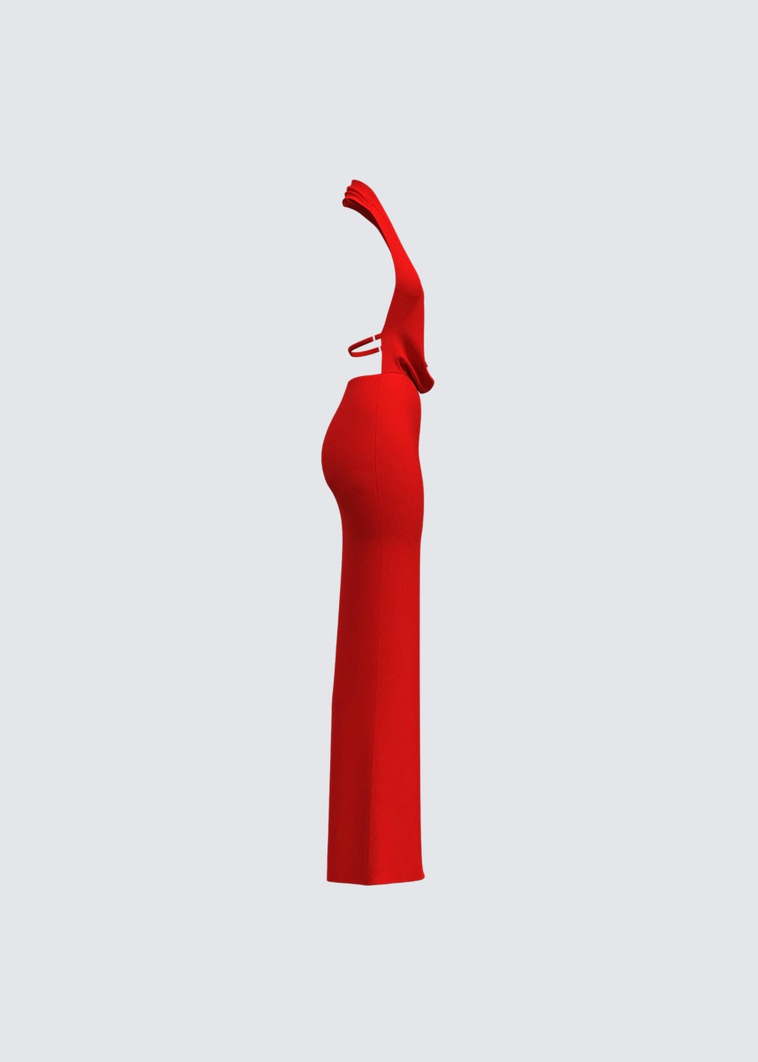 Red milena dress