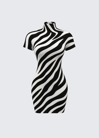 Zaria short-sleeve mini dress