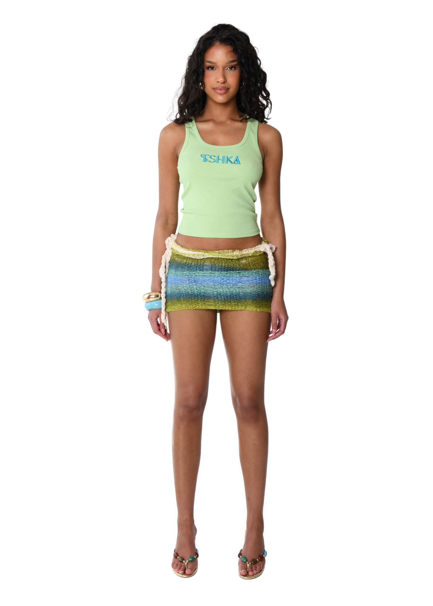 ZOEWRRLD x TSHKA Lime Vest