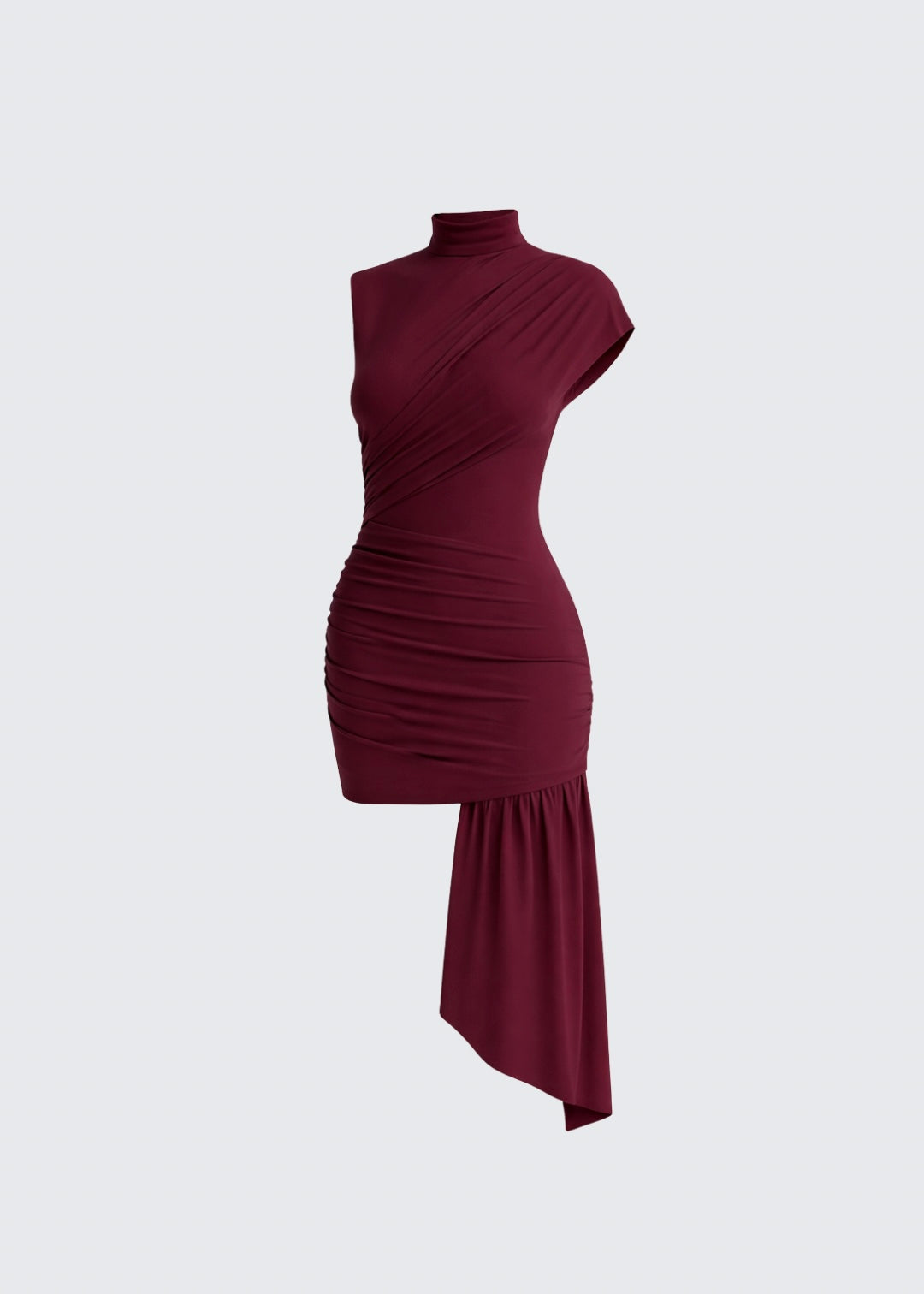 Burgundy clove dress