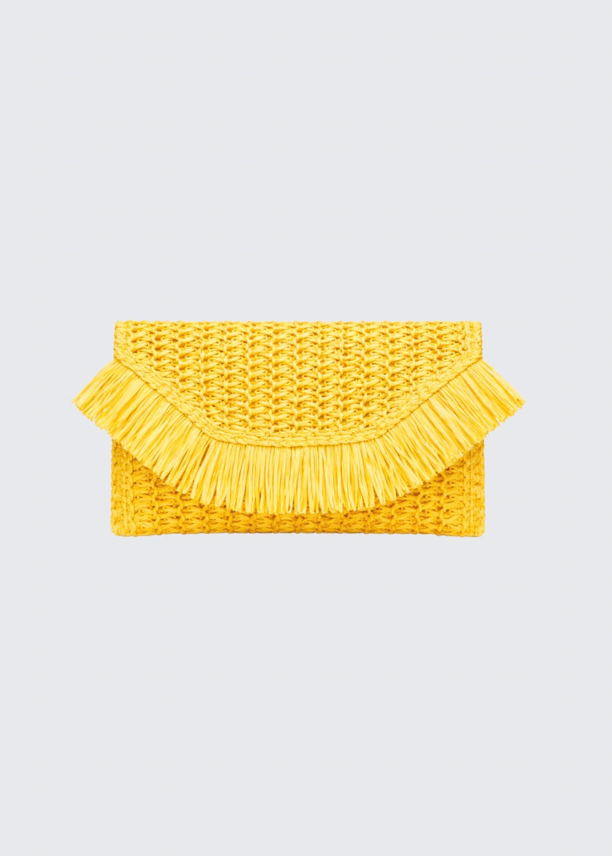 Orange alani clutch