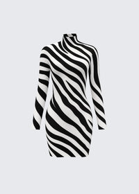 Zaria long-sleeve mini dress