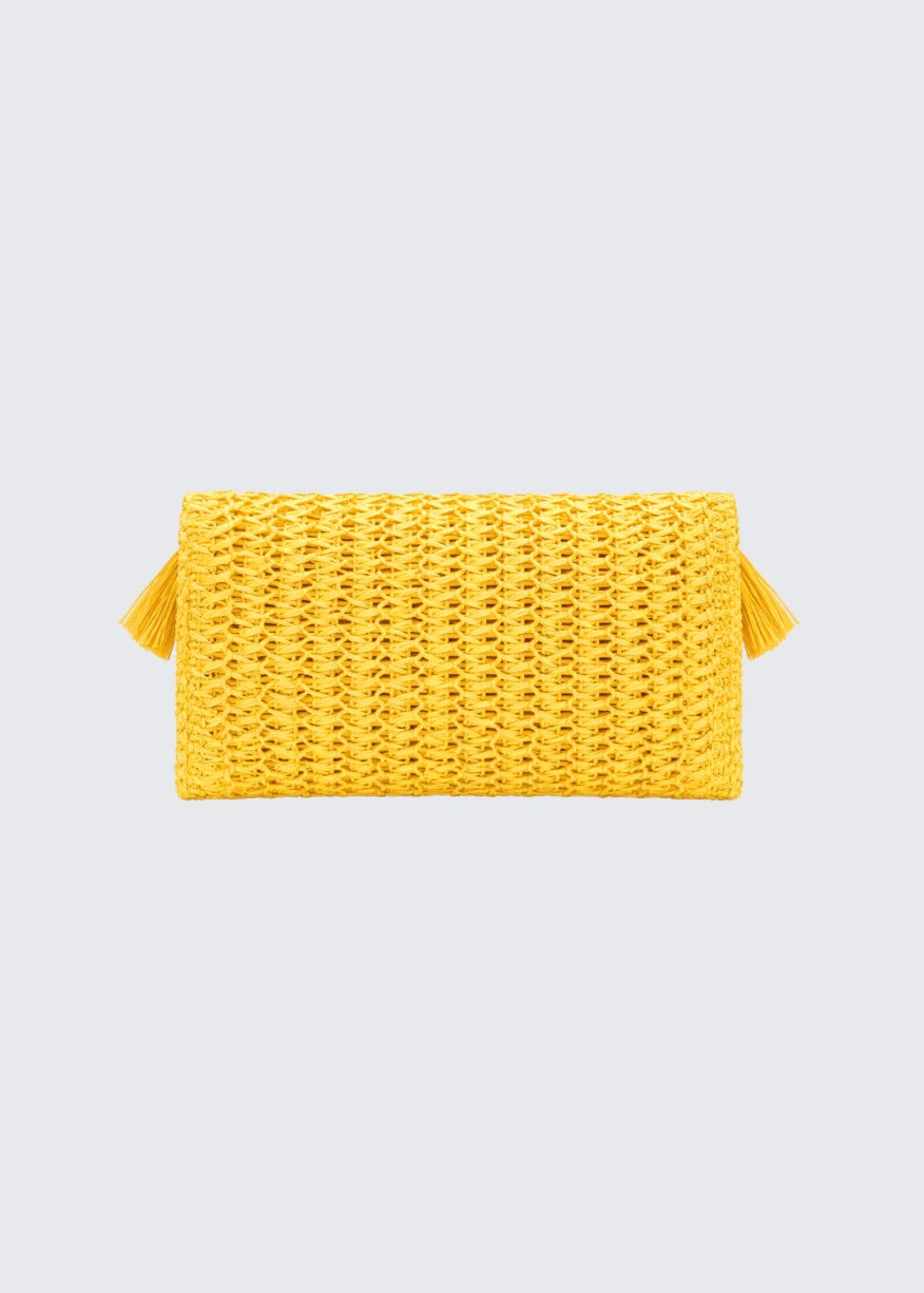 Orange alani clutch
